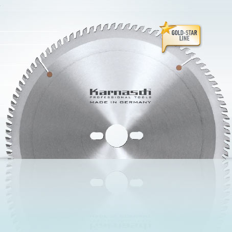 Hartmetall-bestücktes Kreissägeblatt, Acrylglas (Plexiglas) Klarsichtschnitt 300x3,2/2,2x30mm 60 TT