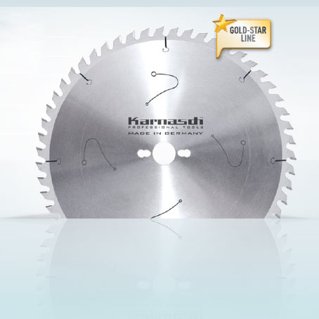 Hartmetall-bestücktes Kreissägeblatt Formatieren - Wechselzahn extrem 35° 220x3,2/2,2x30mm 68 WZE-N