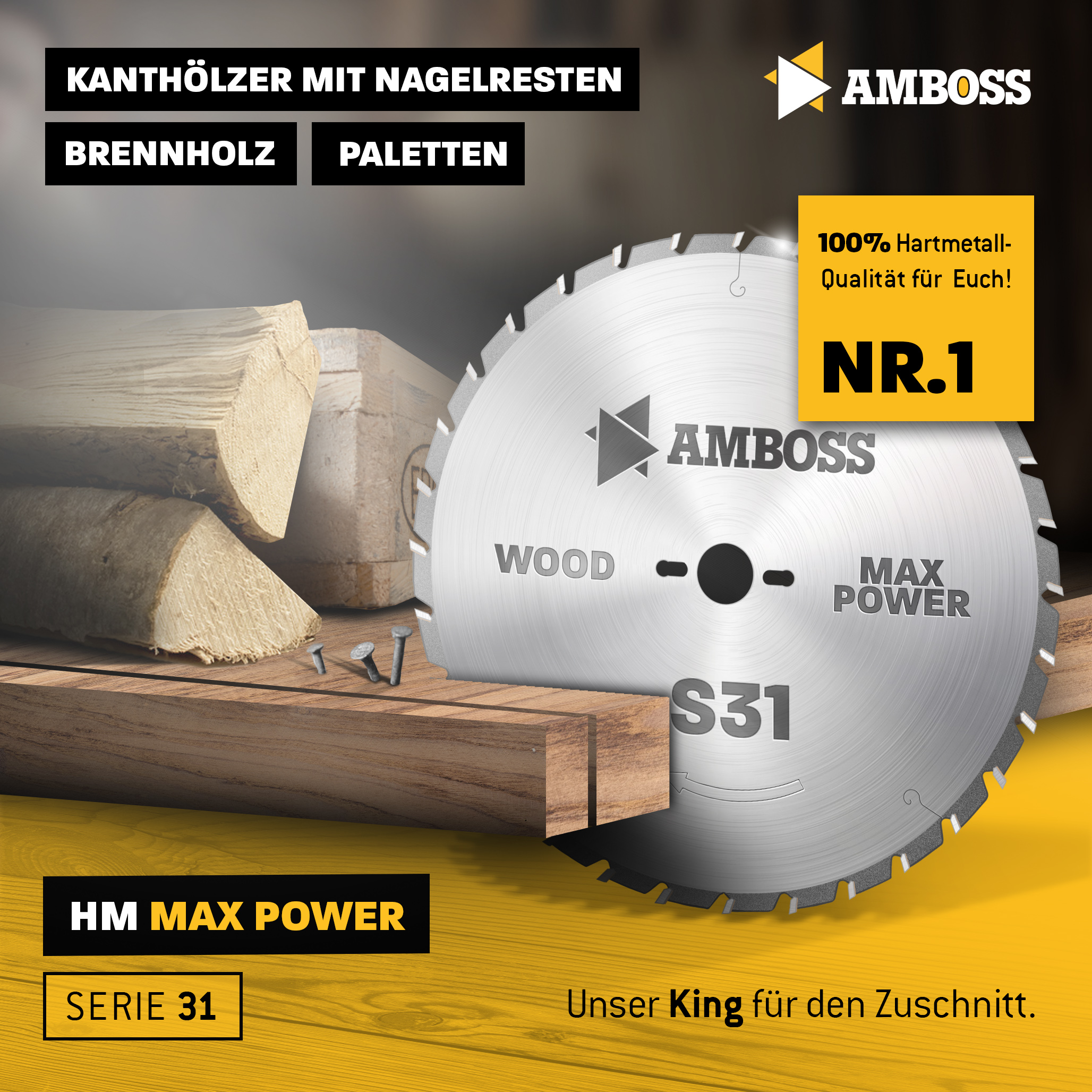 HM Kreissägeblatt - 600 x 4/3.0 x 30 Z40 TZ
