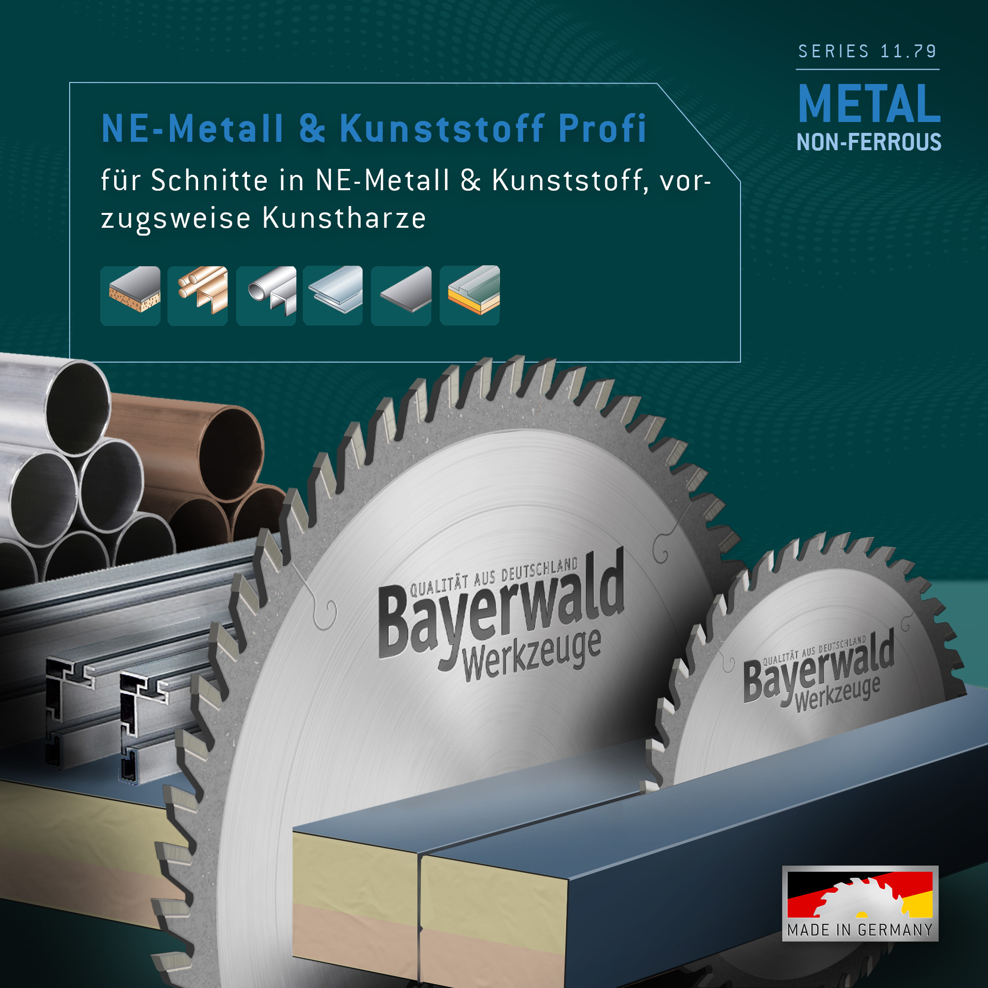 HM Kreissägeblatt - 420 x 4/3.2 x 40  Z96 TF neg.