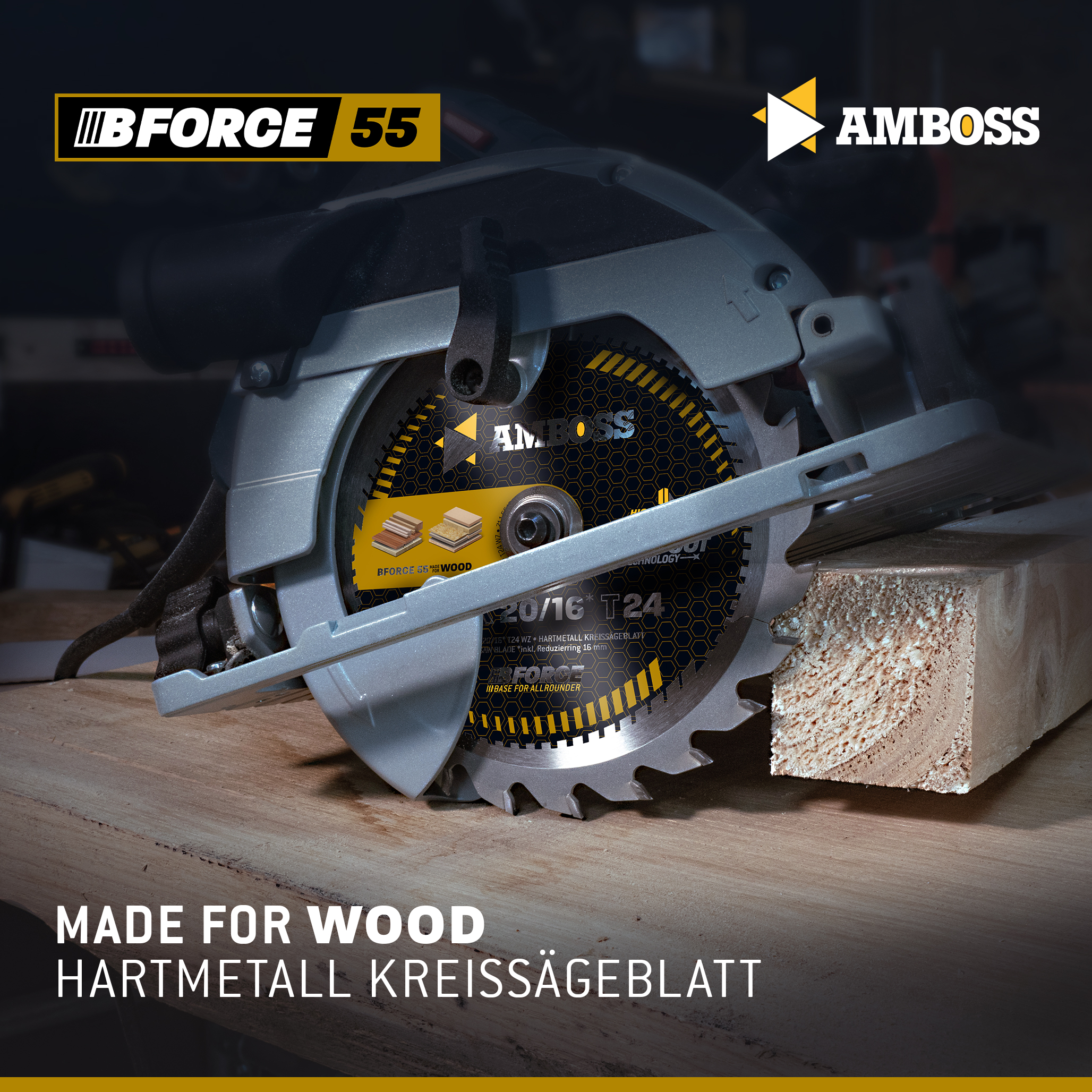 HM Kreissägeblatt - 150 x 2.2/1.6 x 20 Z24 WZ