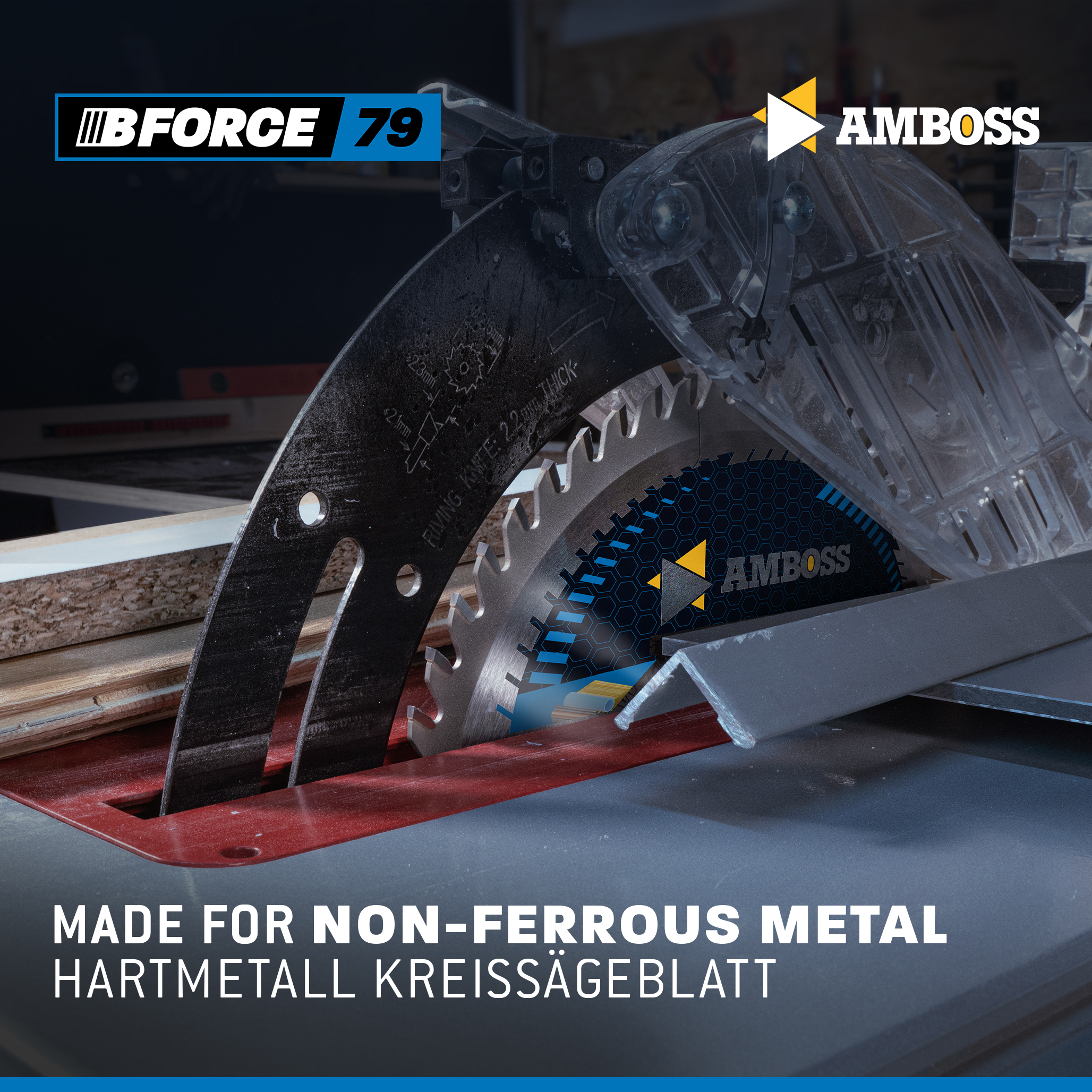 HM Kreissägeblatt - 80 x 1.5/1.0 x 10  Z36 TF