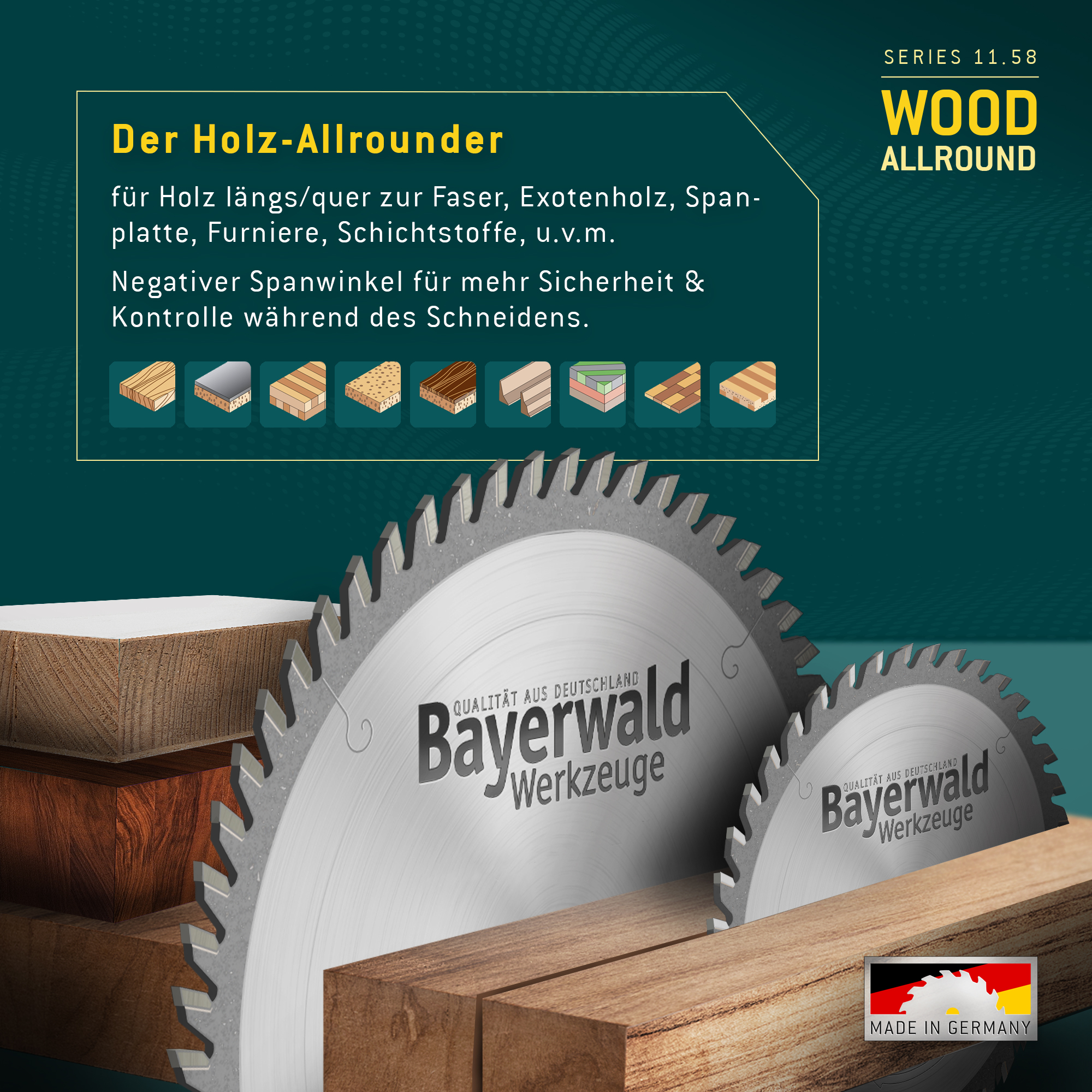 HM Kreissägeblatt - 420 x 4.2/2.8 x 40 Z54 WZ neg.