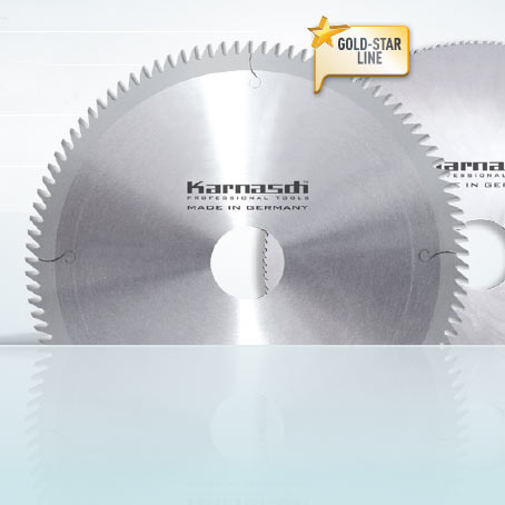 Hartmetall-bestücktes Kreissägeblatt, Dünnschnitt - NEGATIV - Aluminium, Kunststoffe, Fensterprofil