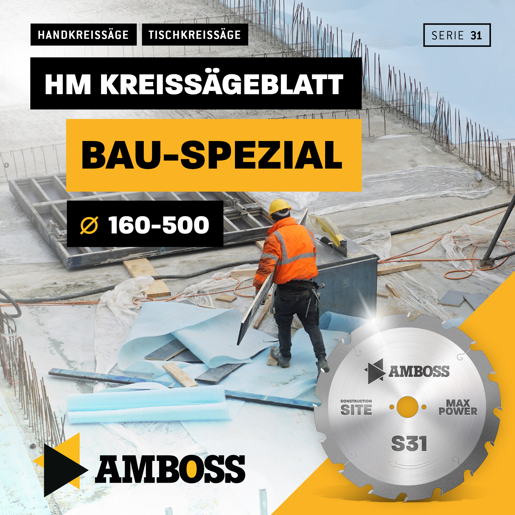 HM Kreissägeblatt - 315 x 3.2/2.2 x 30 Z20 FWF