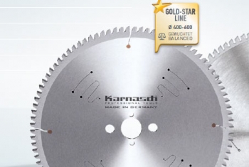 Hartmetall-bestücktes Kreissägeblatt, Dünnschnitt - NEGATIV - Aluminium, Kunststoffe, Fensterprofil
