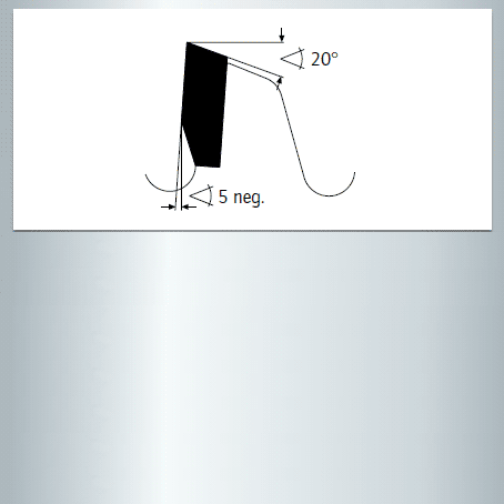 Hartmetall-bestücktes Kreissägeblatt, Dünnschnitt - POSITIV - Aluminium, Kunststoffe, Fensterprofil