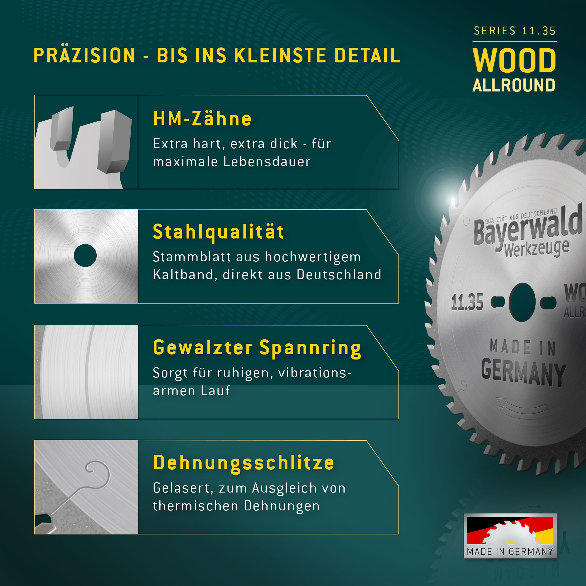 HM Kreissägeblatt - 100 x 3.97 x 22 Z6