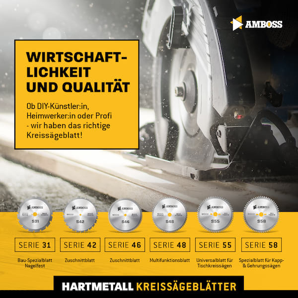 CS Kreissägeblatt - 600 x 2.8 x 30 Z56 NV-A