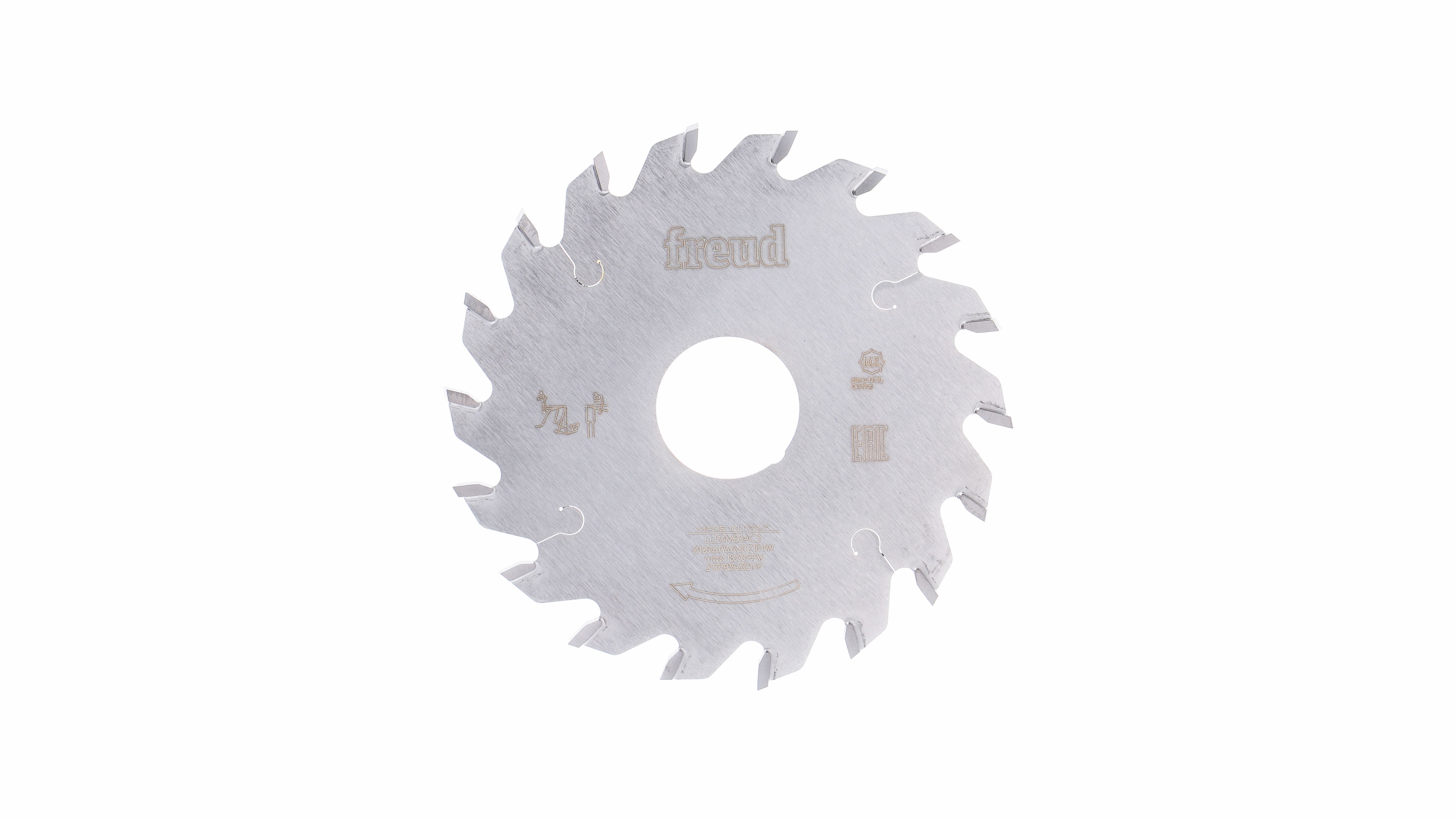 Freud HM-Kreissägeblatt · Ø 120 x 5 mm · Z18 · Wechselzahn